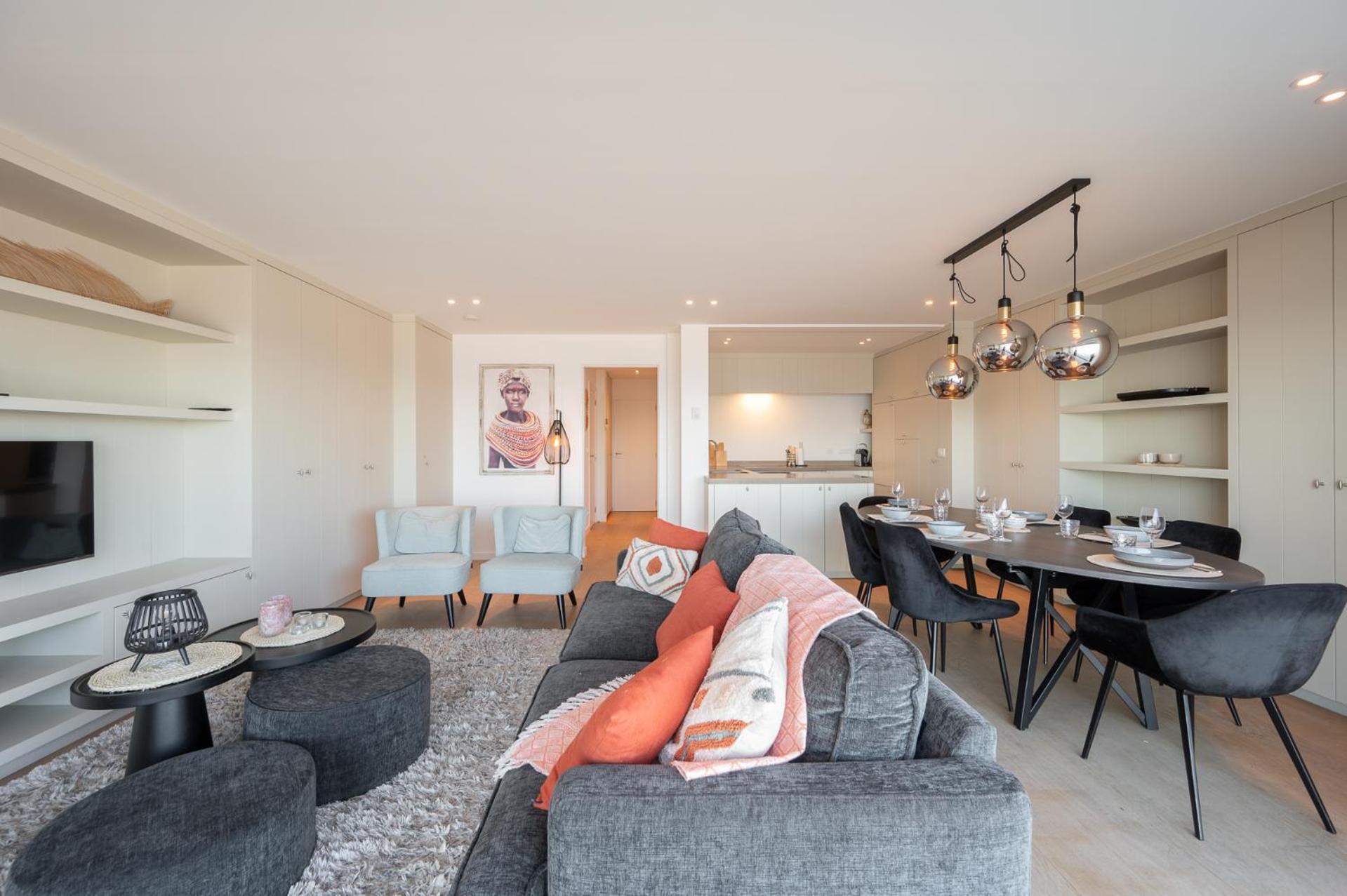 7E Verdiep Appartement Op De Zeedijk In Knokke Voor Max 6 Personen Exterior photo